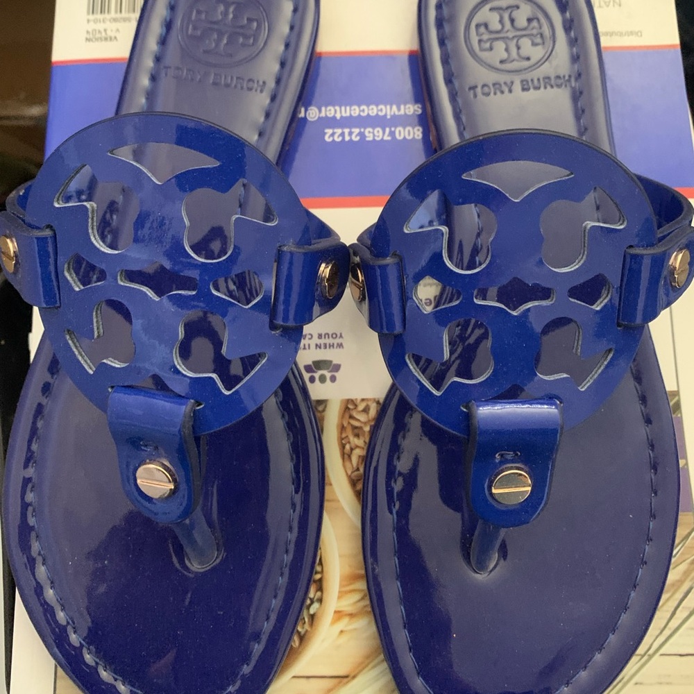 Tory Burch Miller sandals in blue